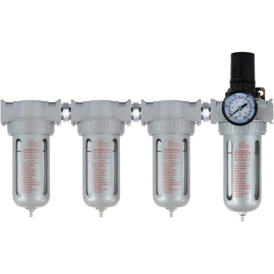 KolorTech™ Jednotka úpravy vzduchu: 4 x filter + regulátor tlaku vzduchu: 1/2"