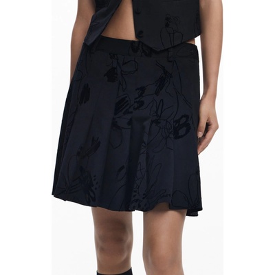 DESIGUAL Дамска къса пола desigual, Размер m, Цвят Черен (25wwfw10_ne2000)