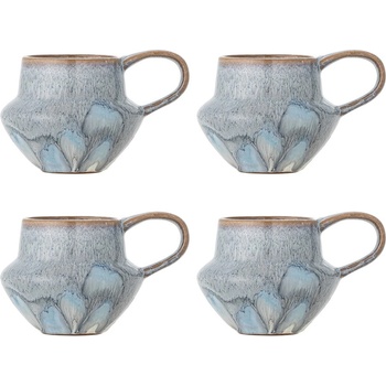 Bloomingville Светлосини глинени чаши в комплект от 4 бр. 300 ml Bessie - Bloomingville (82072477)