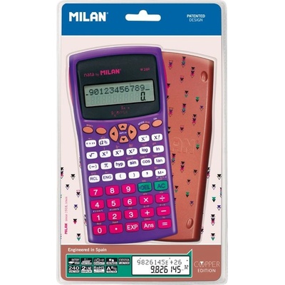 MILAN Milan Kalkulačka M240 Copper - vědecká 10+2 místná 449735
