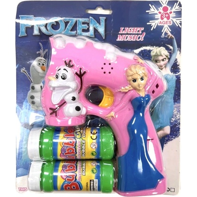 Bublifuk pistole Frozen růžová