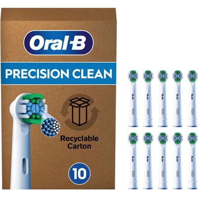 Oral-B Резервни накрайници за ел. четка Oral-B Precision Clean, универсални, 10бр. , бели