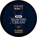 Steve´s No Bull***t Woody Shaving Cream změkčující holicí krém 100 ml