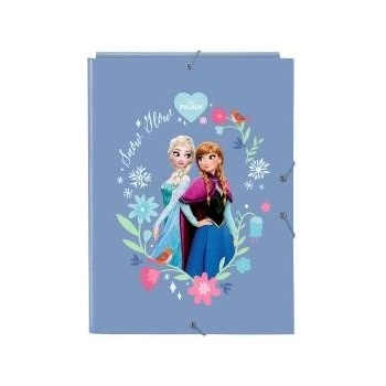Frozen Папка с пръстени Frozen Син A4 26 x 33.5 x 2.5 cm