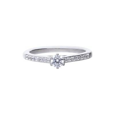 Diamonfire stříbrný prsten R3754