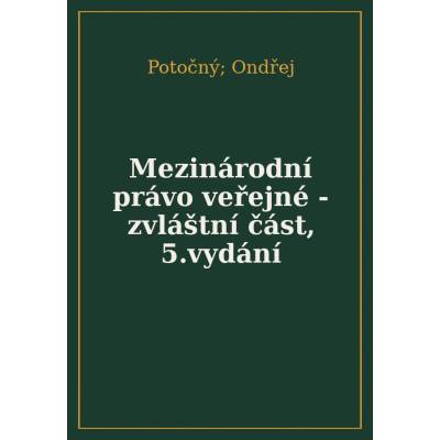Mezinárodní právo veřejné