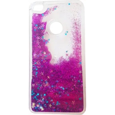 Huawei Kалъф кейс за Huawei P8 Lite 2017 / P9 Lite 2017 с течен гел брокат лилав