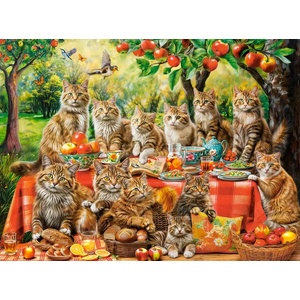 Castorland - Puzzle Cat Family Reunion - 3 000 piese