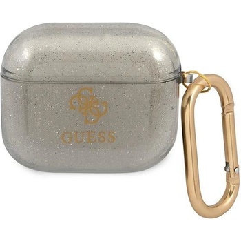 Guess Калъф Guess GUA3UCG4GK Glitter Collection за Apple AirPods 3, черен (GUE001365)
