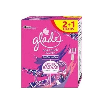 Glade One Touch Exotic Bazaar Wild Rose & Saffron náplň 3 x 10 ml
