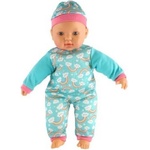 Teddies Кукла бебе меко тяло с бутилка с биберон (00120011)