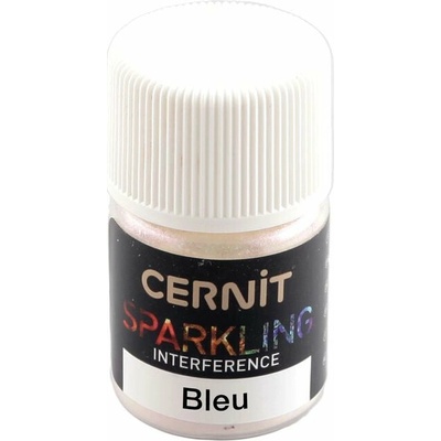 Cernit Sparkling 5 g interferenčná modrá