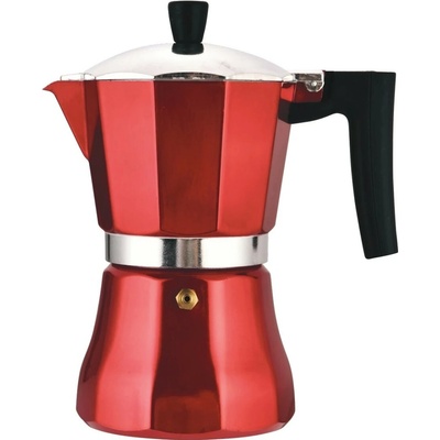 Pro-Tech shop Moka kávovar Metal Red 3 šálky hliníkový indukčný 54782