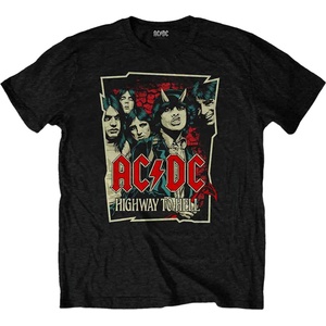 AC/DC Highway To Hell Sketch Black S Риза (ACDCTS77MB01)