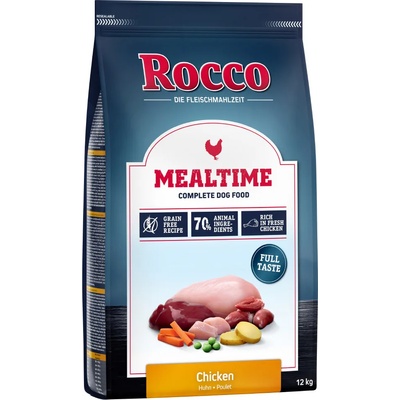 Rocco 12кг Mealtime Rocco, суха храна за кучета с пиле