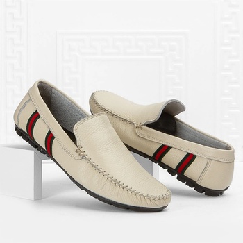 Marwells Мъжки обувки от естествена кожа - Крем 2021415 (303258_Екрю)