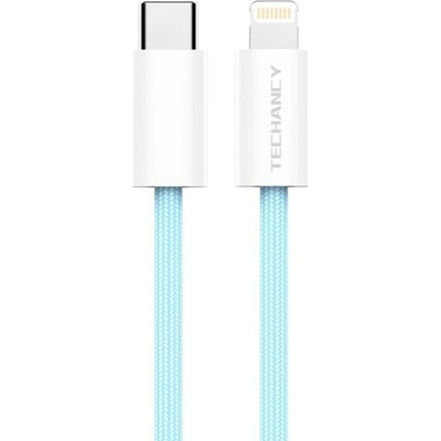 Techancy, TF05857 Opletený datový USB-C 1m modrý
