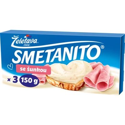 Smetanito Se šunkou 3 ks 150 g