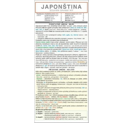 JAPONŠTINA souhrn gramatiky