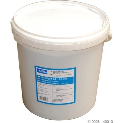 Güde 40010 tryskací materiál 15kg - 0,2-1,4 mm