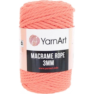 YarnArt Macrame Rope 767, 3mm - broskvová (šarže 109)