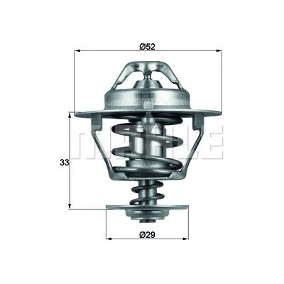 Termostat, chladivo MAHLE TX 77 88D (TX7788D)