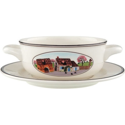 Villeroy & Boch Polievková šálka s tanierikom Design Naif 0,45 l