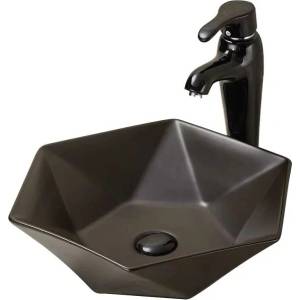 Fluminia Мивка за плот Fluminia Black Diamond 49x49 см (CBA482B-CC-M)