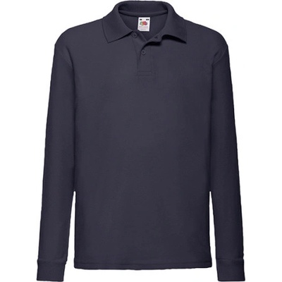 Fruit of the Loom Polokošile s dlouhým rukávem 63-201-0 Deep Navy