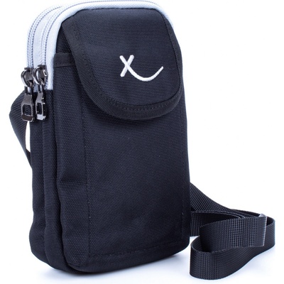Bag Street Mini taška přes rameno nebo na opasek černá/šedá 4247