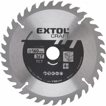 EXTOL CRAFT 19104 Pilový kotouč 160 x 1,4 x 20 mm 36 zubů