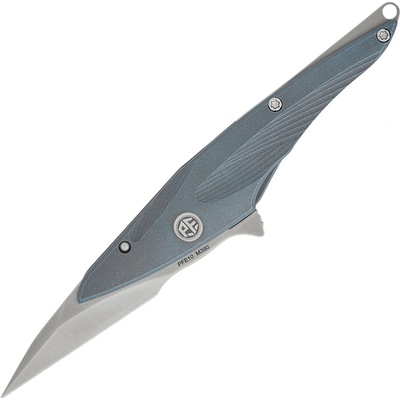 Petrified Fish PFE10 Hummingbird Satin M390 Blue Titanium PFE10BS