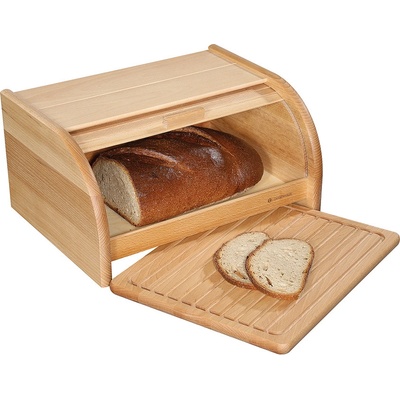 Zassenhaus COUNTRY Dřevěný chlebník s krájecím prkénkem 40x30x20 cm buk