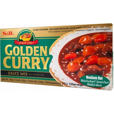 S&B curry mix Medium 220 g