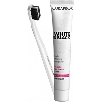 Image 1 of Промо сет паста +четка, Curaprox White Is Black Toothpaste · Curaprox Black Is White 90ml + Toothbrush Ultra Soft