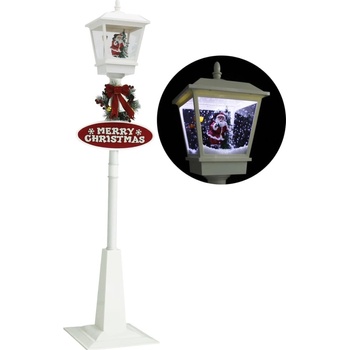 vidaXL Vánoční pouliční lampa se Santou 180 cm LED