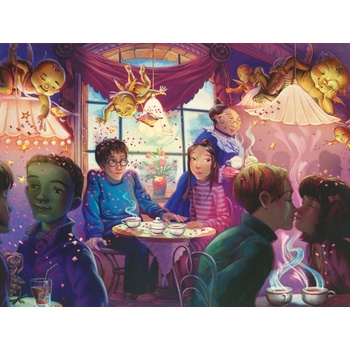 New York Puzzle Company - Puzzle Harry Potter - Madam Puddifoot's Tea Shop - 500 piese