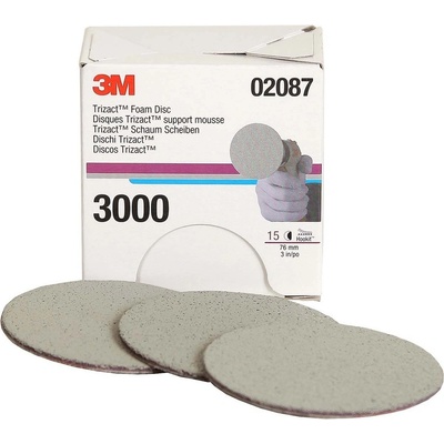 3M Trizact P3000 brusný kotouč na pěnovém podkladě Ø75 mm 02087