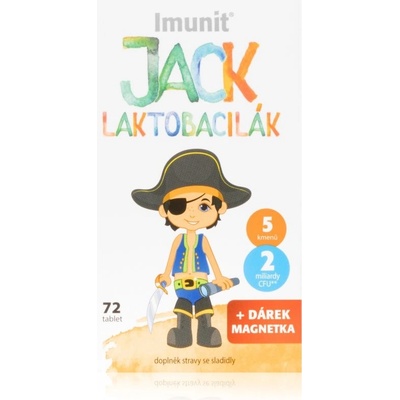 Jack Laktobacilák 5 probiotických kmenů 72 tablet