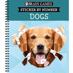 Brain Games - Sticker by Number: Dogs (28 Images to Sticker) | Brain Games, New Seasons (ISBN: 9781639380893)