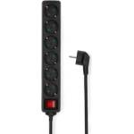 Nedis 6 Plug 5 m Switch (ESOC650F2BK)