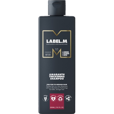 label.m Уплътняващ шампоан за обем и блясък, 300 ml
