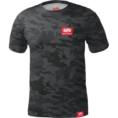 Selkirk Camo Men's Short Sleeve Crew Stretch-Wik Technology černá