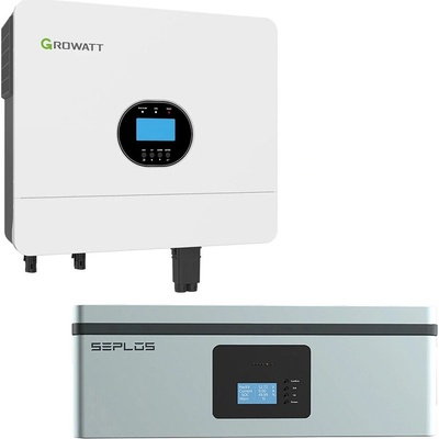 SEPLOS POLO-S 5.32kWh + měnič Growatt SPF 6000ES Plus 6000W 48V