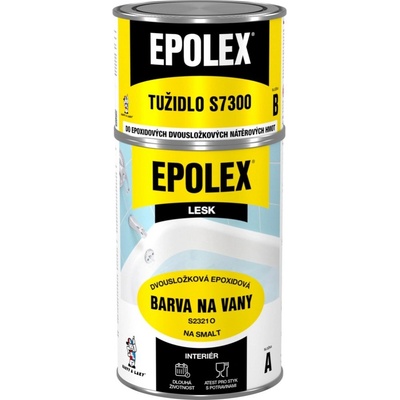 Epolex Barva na vany S2321 epoxidová dvousložková s tužidlem 0,94kg bílá – Zbozi.Blesk.cz