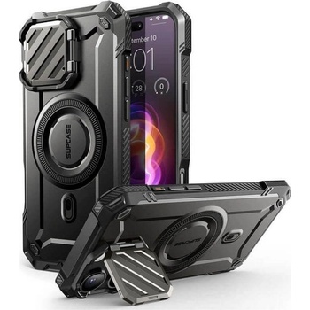 SUPCASE Magsafe Противоударен Калъф за iPhone 16 Pro, Supcase UB XT Mag, Черен (843439150478)