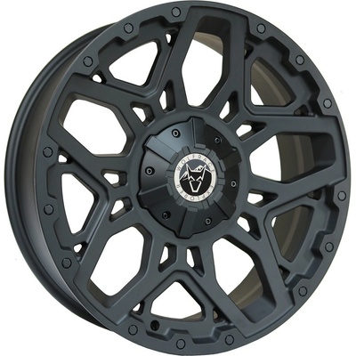 WOLFRACE Sahara 8,5x18 6x114,3 ET30 matt black rivets