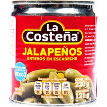 La Costeňa Jalapeno celé 220 g