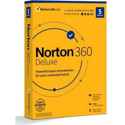 Norton 360 DELUXE 50GB 5 lic. 1 rok (21415000)