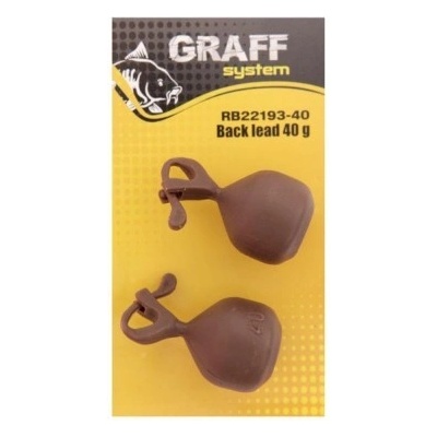 Graffishing Back lead hnedá 40g